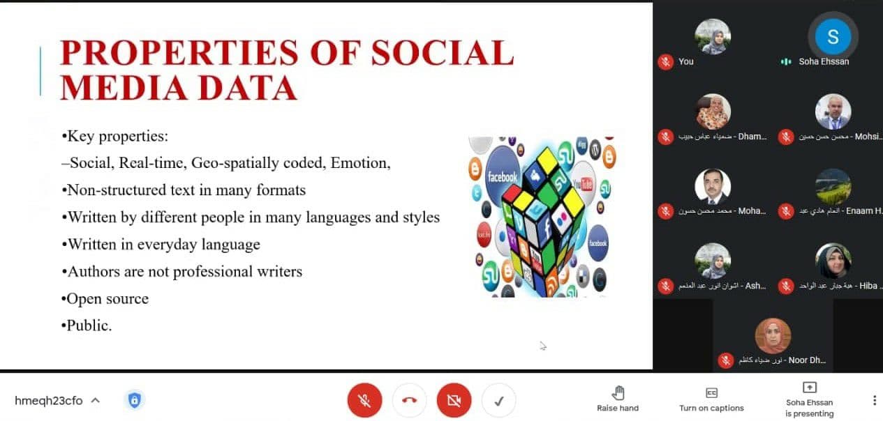 You are currently viewing Kerbala University Organizing a Workshop entitled “Role of Natural Language Processing in Social Media”