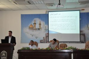 Read more about the article A Workshop at the University of Kerbala on Scientific Research and Mechanisms of Cooperation with Universities