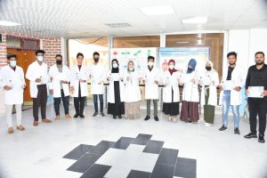 Read more about the article Students of Kerbala University Creating an Awareness Brochure entitled (Environmental Pollution and the Effect of Chemical Pesticides)