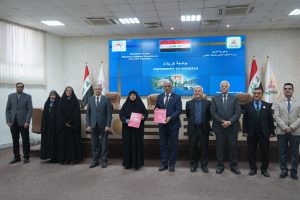 Read more about the article University of Kerbala Signs a Scientific Cooperation Mechanism with Al-Zahraa University for Women in Karbala