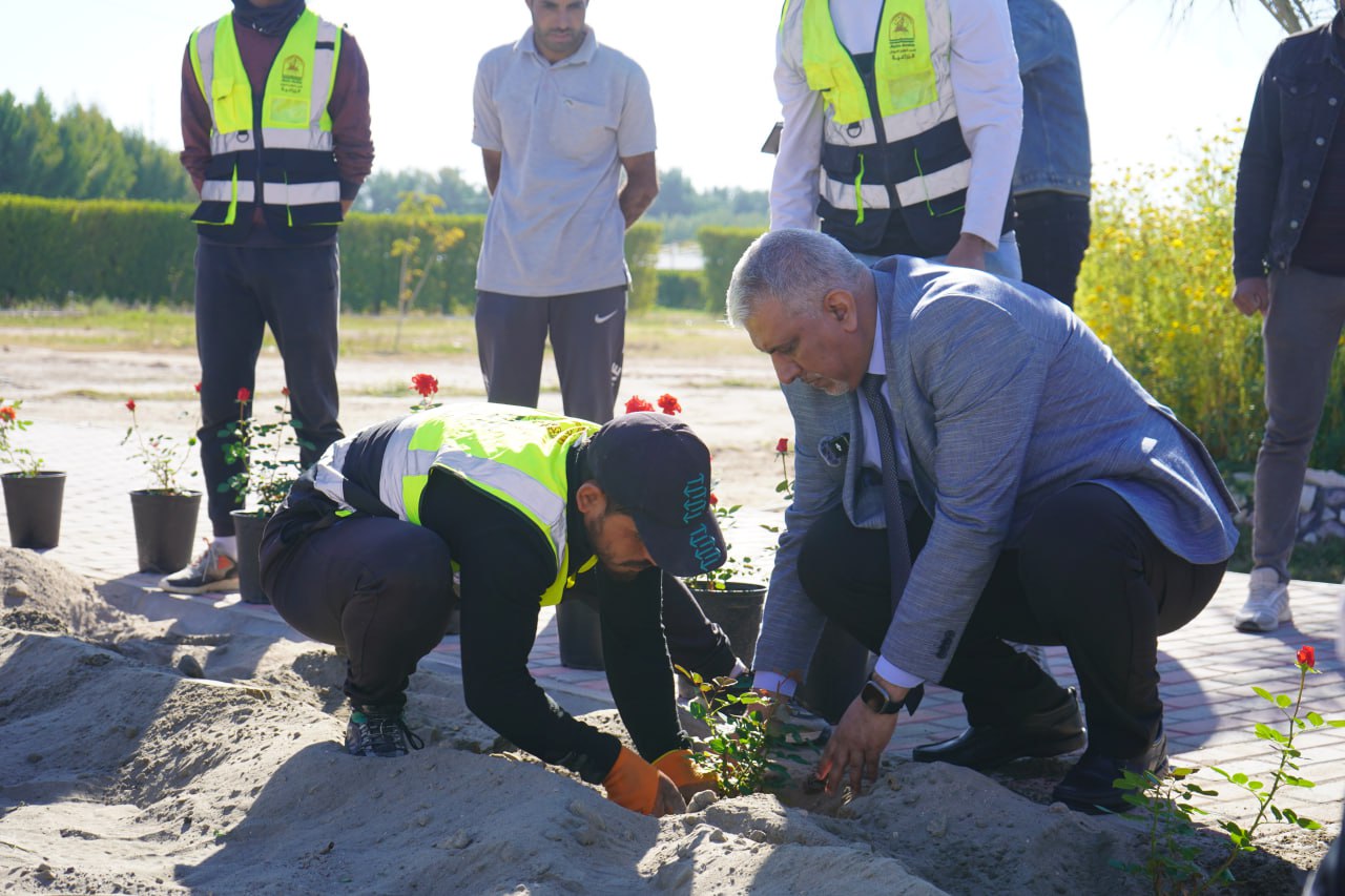 Read more about the article University of Kerbala Launches a Planting Campaign in Conjunction with “National Planting Day”