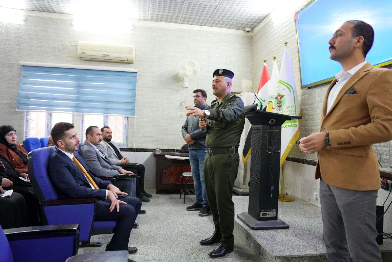 You are currently viewing University of Kerbala Organizes a Seminar on  Dangers of Drugs and Electronic Blackmail