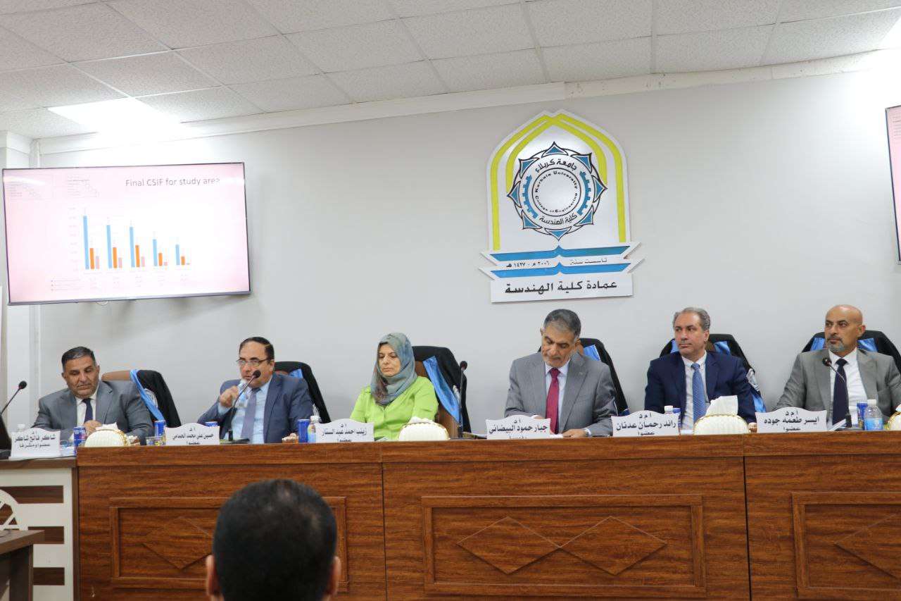 You are currently viewing Achiveing a Significant Milestone in its Academic History, University of Kerbala_ College of Engineering Discusses its First Doctoral Dissertation