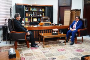 Read more about the article University of Kerbala Receives  University of Hilla President to Discuss Prospects for Academic Cooperation