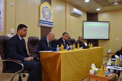 Read more about the article ندوة في جامعة كربلاء عن زهرة النيل والاساليب الحديثة للحد من انتشارها والقضاء عليها