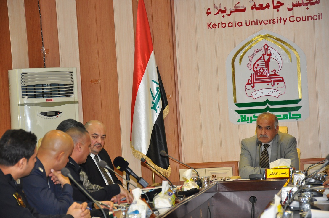 You are currently viewing جامعة كربلاء تبحث مع وزارة الداخلية عقد مذكرة تفاهم