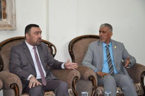 Read more about the article رئيس جامعة كربلاء يستقبل رئيس مجلس المحافظة