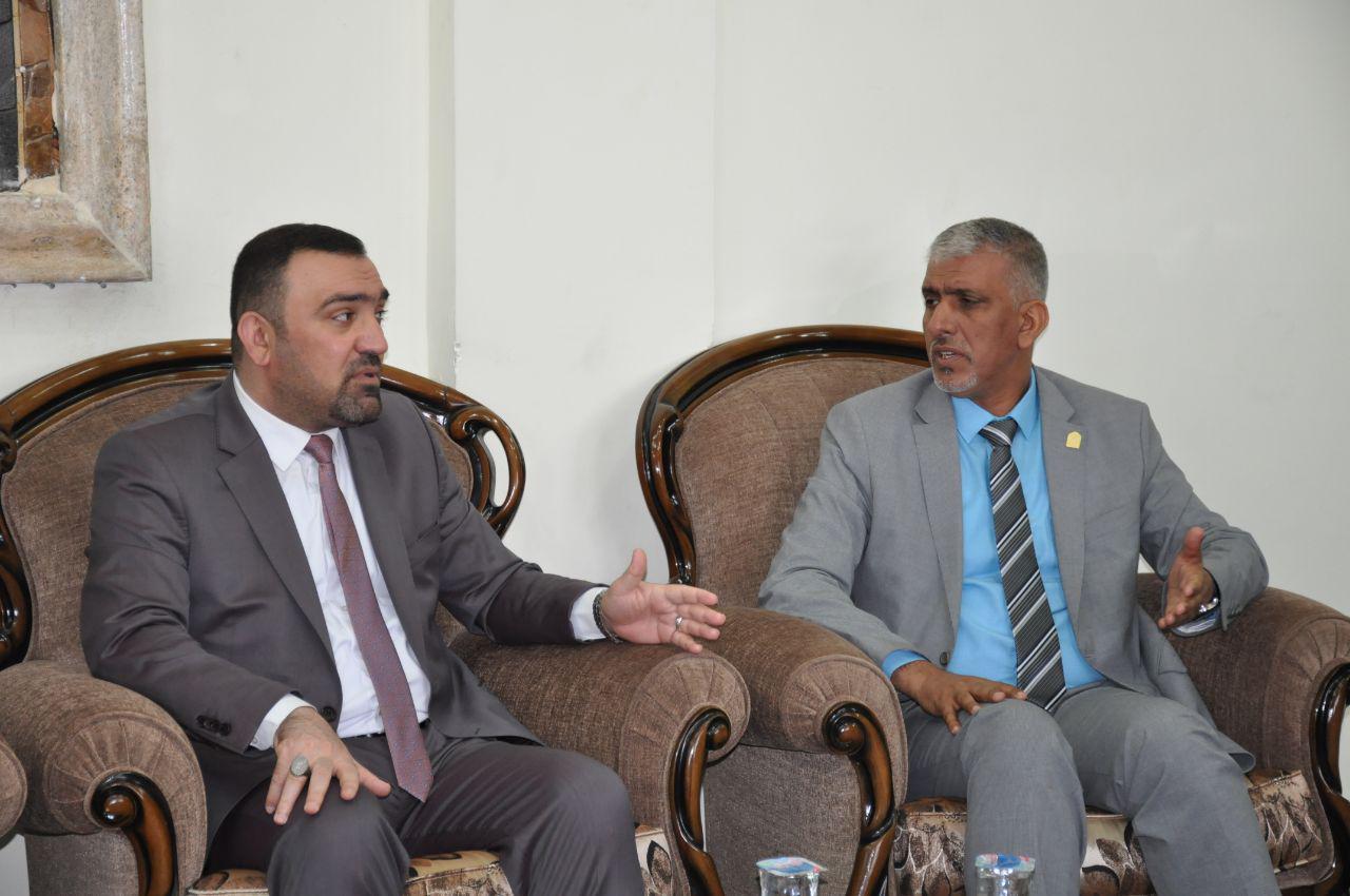 You are currently viewing رئيس جامعة كربلاء يستقبل رئيس مجلس المحافظة