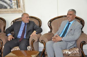 Read more about the article رئيس جامعة كربلاء يستقبل محافظ كربلاء لبحث تطوير التعاون المشترك