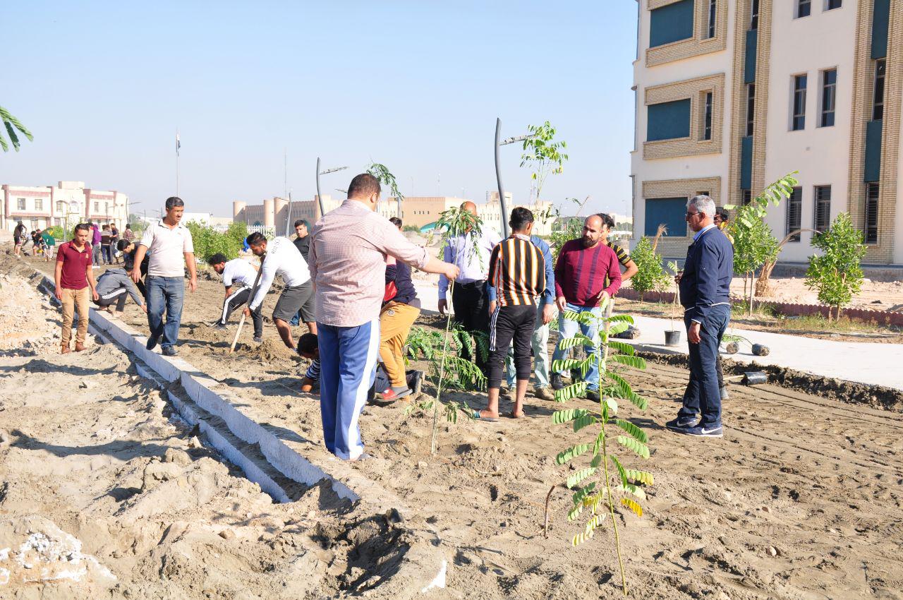 Read more about the article جامعة كربلاء تنظم حملة تشجير واسعة لحدائقها
