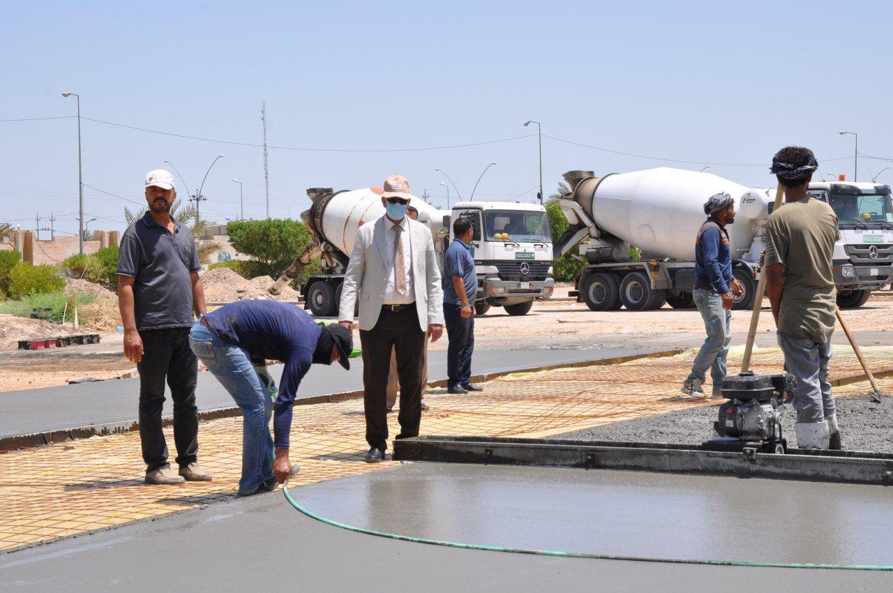 Read more about the article جامعة كربلاء تباشر بصب الأرضية لمشروع ساحة الاحتفالات