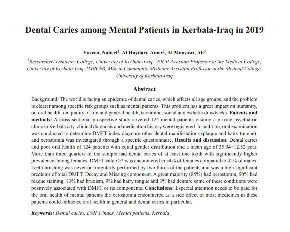 Read more about the article باحث من جامعة كربلاء ينشر بحثا علميا في مجلة عالمية