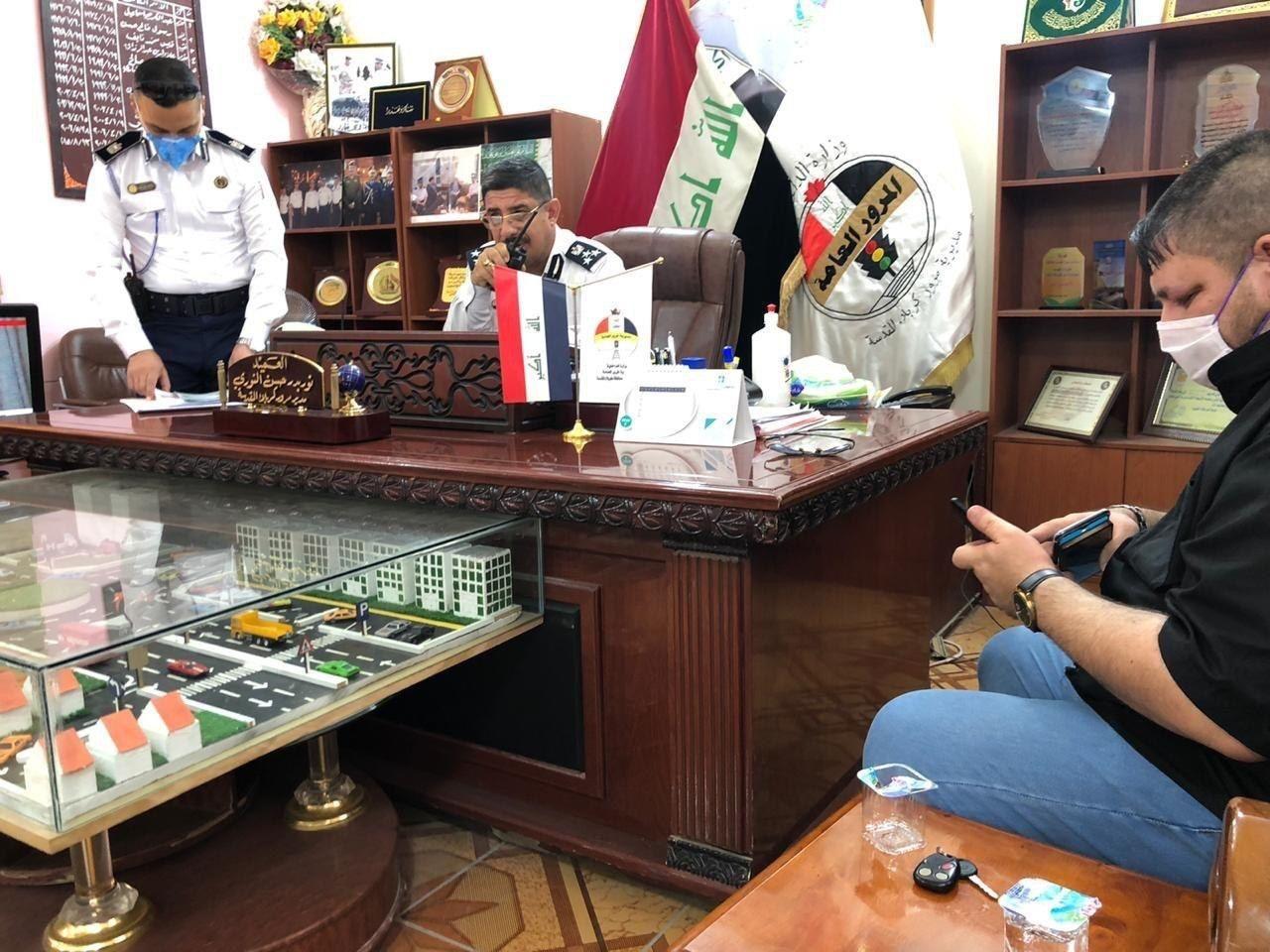 You are currently viewing حملة تطوعية في جامعة كربلاء حول التعاون في الحد من انتشار فيروس كورونا