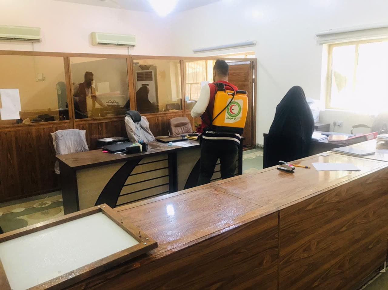 You are currently viewing كلية طب الاسنان في جامعة كربلاء تقوم بحملات تعفير للوقاية من كورونا