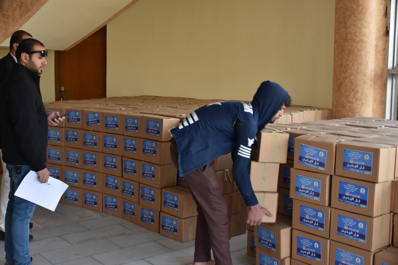 Read more about the article جامعة كربلاء ترسل الوجبة السادسة من المعقمات الى محافظة بغداد