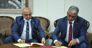 Read more about the article رئيس جامعة كربلاء يوقع مذكرة تفاهم علمي مع رئيس جامعة العين الاهلية