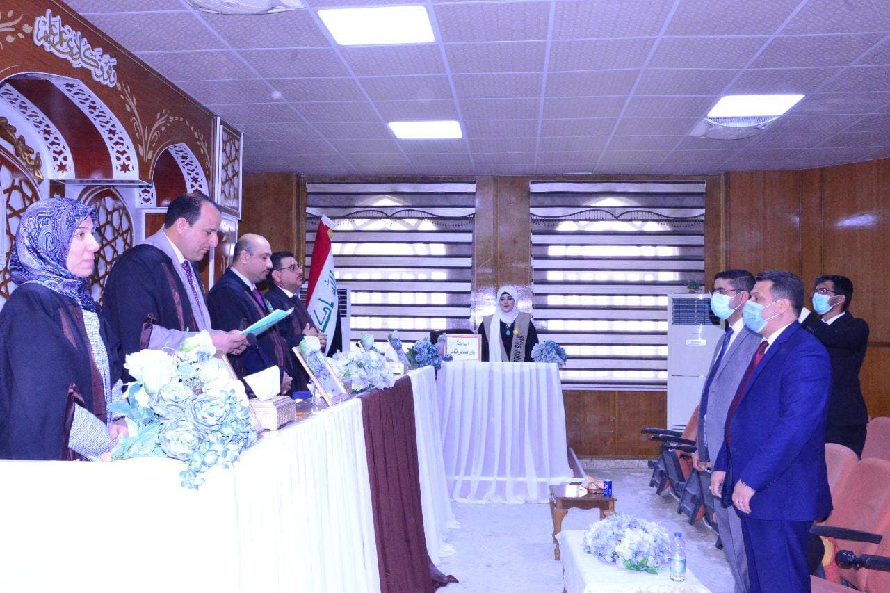 Read more about the article جامعة كربلاء تناقش في رسالة ماجستير دور المركز القانوني لخبير الرياضيات في عقد التأمين