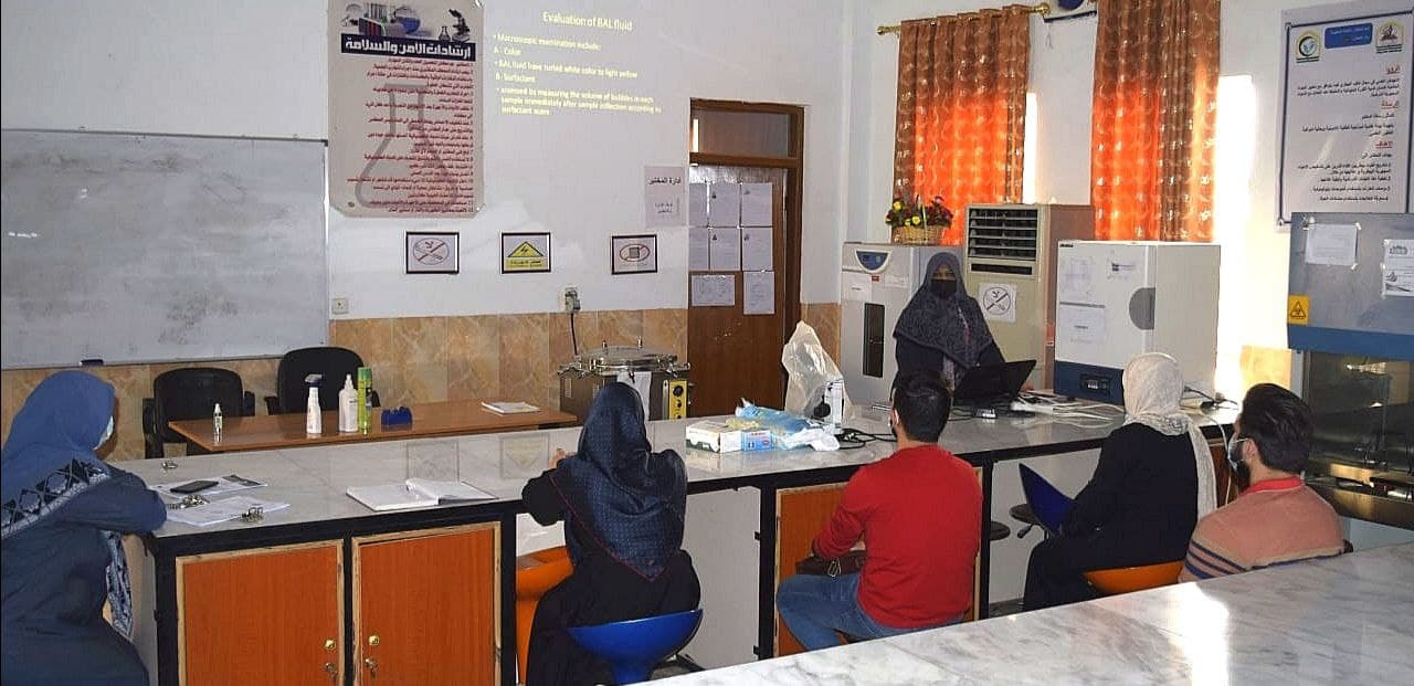 Read more about the article جامعة كربلاء تنظم ورشة عمل حول تقنية البزل السنخي الرئوي في الحيوانات الصغيرة
