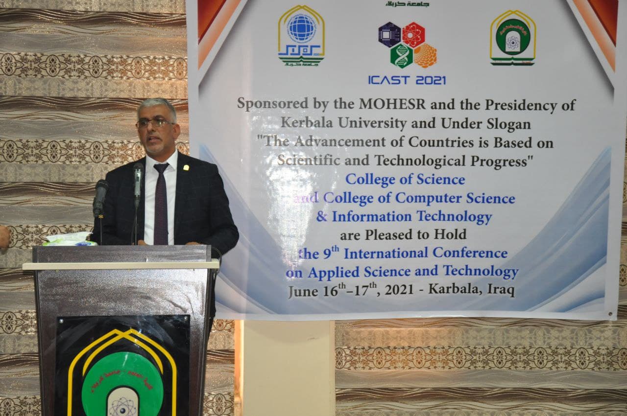Read more about the article جامعة كربلاء تقيم مؤتمرها العلمي الدولي التاسع ICAST2021للعلوم التطبيقية والتكنولوجية