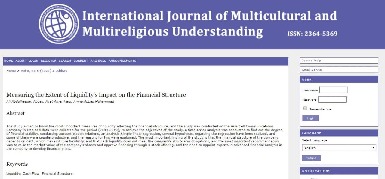 Read more about the article فريق بحثي من جامعة كربلاء ينشر دراسة علمية في مجلة عالمية