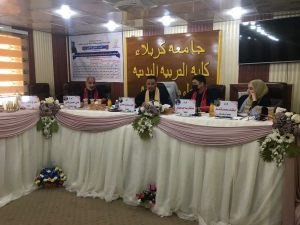 Read more about the article جامعة كربلاء تناقش رسالة ماجستير بعنوان (تأثير استراتيجية (S.W.O.M) بمصاحبة أسلوب العلاج الواقعي في الكفاح الشخصي وتعلم الهجوم المركب والدفاع المستقيم الأفقي والدائري بسلاح الشيش للطلاب)