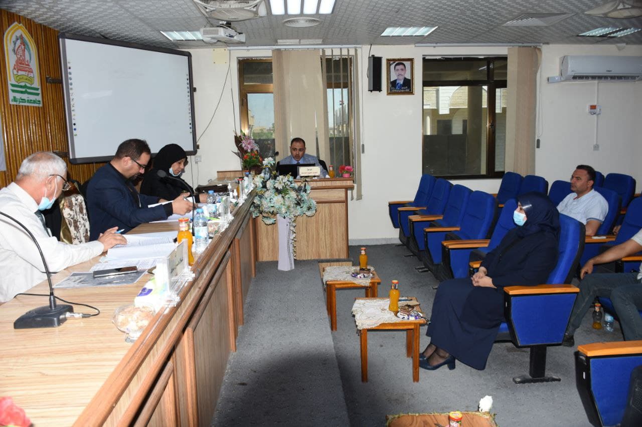 Read more about the article مناقشة رسالة ماجستير في جامعة كربلاء بعنوان (التشخيص الجزيئي لطفيلي الأبواغ الخبيئة Cryptosporidium parvum في محافظة كربلاء المقدسة )