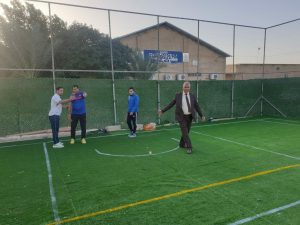 Read more about the article كلية التربية البدنية في جامعة كربلاء تنجز اعمال تخطيط الساحات والملاعب الخارجية