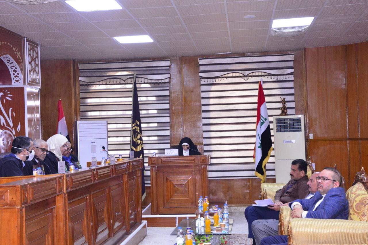 Read more about the article جامعة كربلاء تناقش رسالة ماجستير حول تدابير مجلس الامن الدولي للحد من انتشار الأسلحة البيولوجية