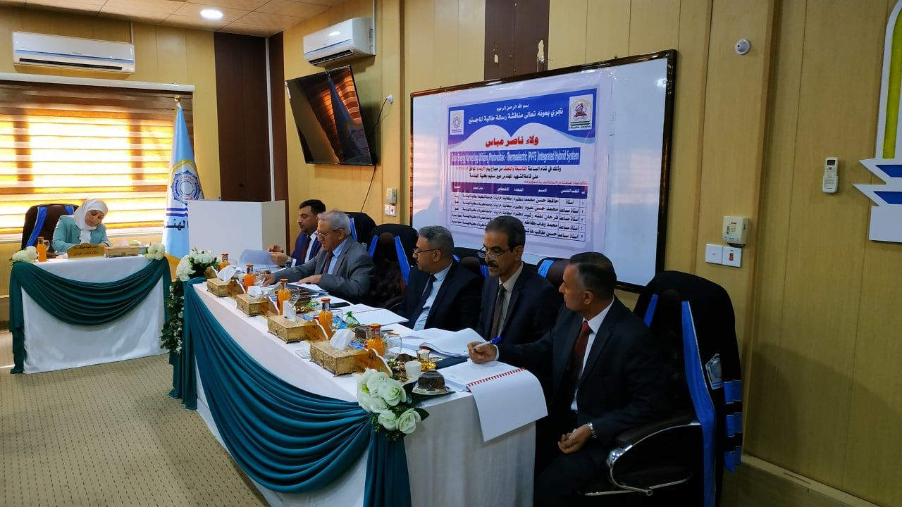 You are currently viewing رسالة ماجستير في هندسة جامعة كربلاء تناقش اهمية دمج الخلايا الشمسية مع الخلايا الحرارية