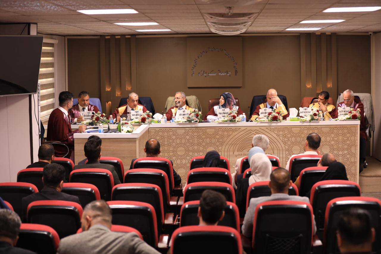 You are currently viewing جامعة كربلاء تناقش اطروحة دكتوراه تأثير تدريبات مدركات الحس العميق على اسطح غير مستقرة في بعض القدرات الحس بكرة اليد للشباب