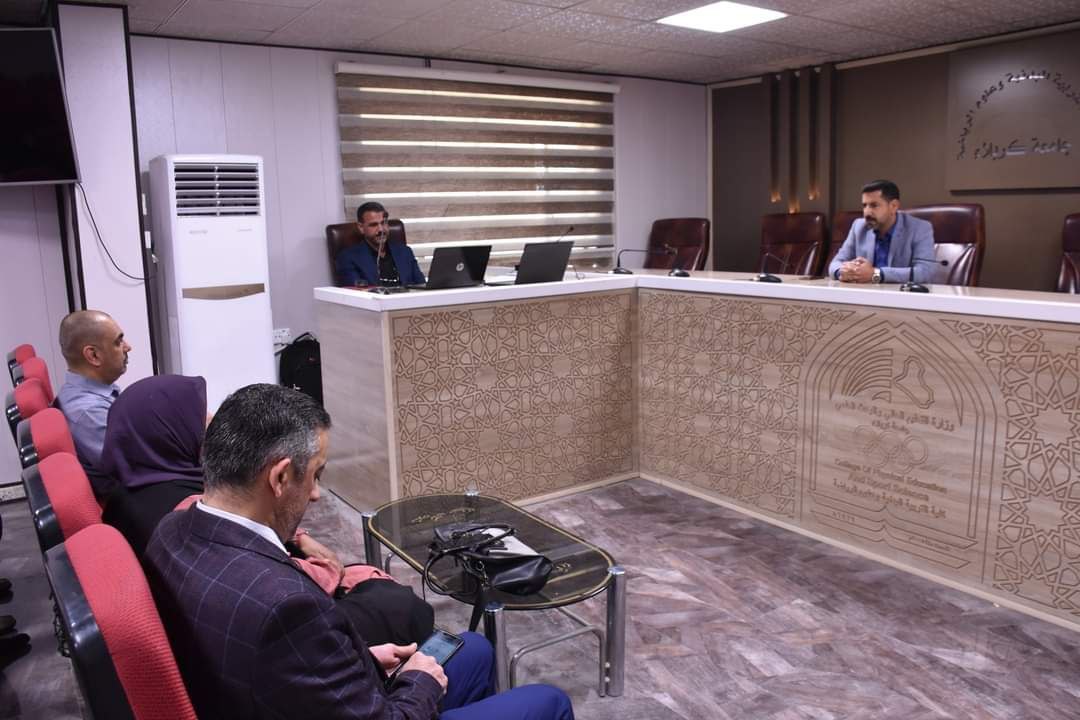 Read more about the article كلية التربية البدنية تنظم دورة تدريبية في مجالات البحوث العلمية و النشر في المجلات ذات معامل التاثير