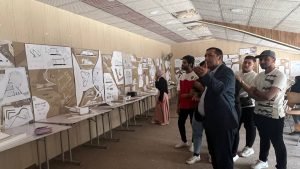 Read more about the article هندسة العمارة بجامعة كربلاء يقدمون تصميم مكتب حجز تذاكر طيران