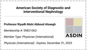 Read more about the article الجمعية الامريكية لطب الكلى تمنح تدريسي من جامعة كربلاء عضويتها