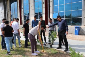 Read more about the article هندسة كربلاء تنظم حملة لتشجير بعض حدائق الكلية 