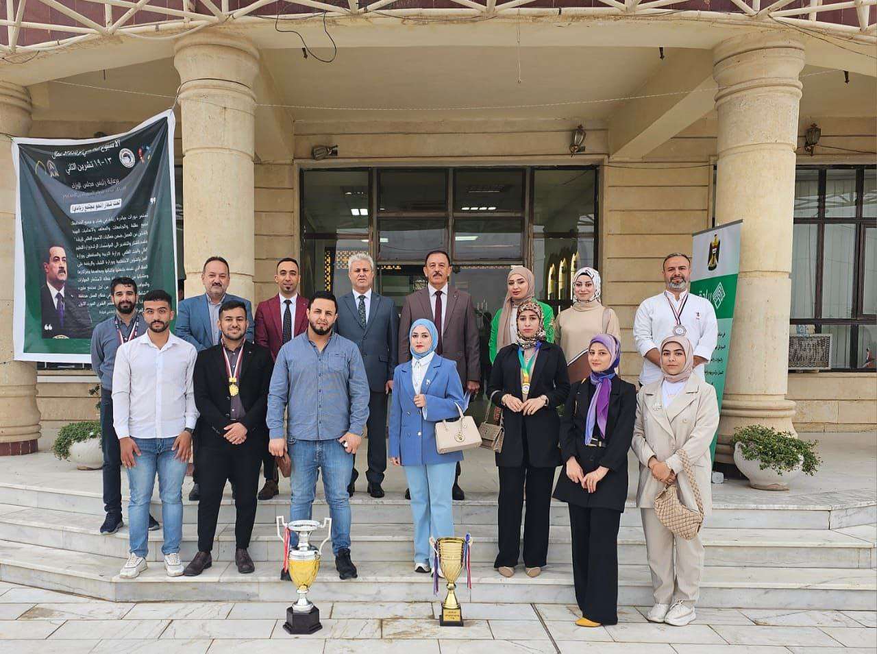 Read more about the article رئيس جامعة كربلاء يستقبل وفود منتخب الجامعة بعد إحرازهم مراكز متقدمة في عدد من البطولات