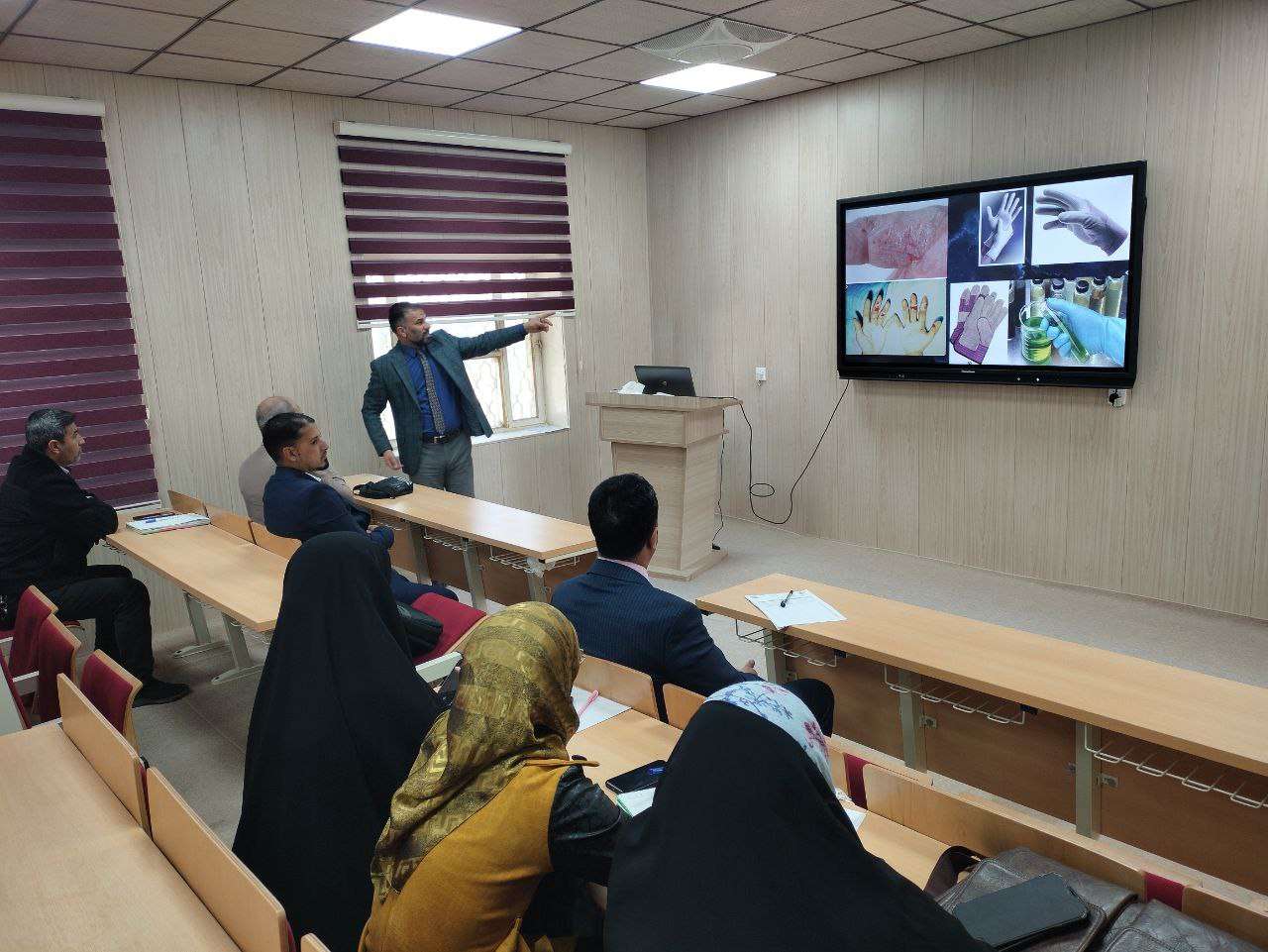 You are currently viewing جامعة كربلاء تنظم دورة تدريبية عن السلامة المهنية و طرق العمل في المختبر