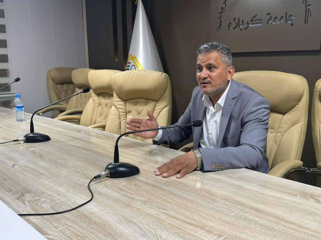 Read more about the article جامعة كربلاء تنظم ورشة عمل عن ميكانزيما الوسائل الدفاعية لدى الطلبة الجامعيين وكيفية معالجتها عن طريق الرياضة