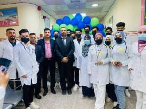 Read more about the article جامعة كربلاء تنظم زيارة تفقدية الى مركز الثلاسيميا في كربلاء