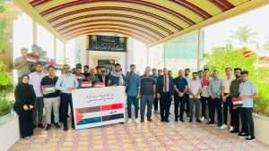 Read more about the article جامعة كربلاء تنظم وقفة احتجاجية لاستنكار الاعتداءات ضد الشعب الفلسطيني