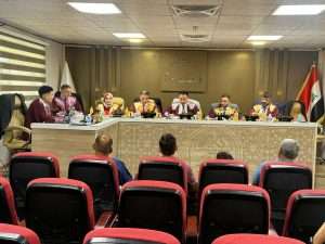 Read more about the article اطروحة بجامعة كربلاء تناقش تأثير أنموذج اديلسون في التحصيل المعرفي والاداء المهاري للكمتين الجانبية والصاعدة بالملاكمة للطلاب