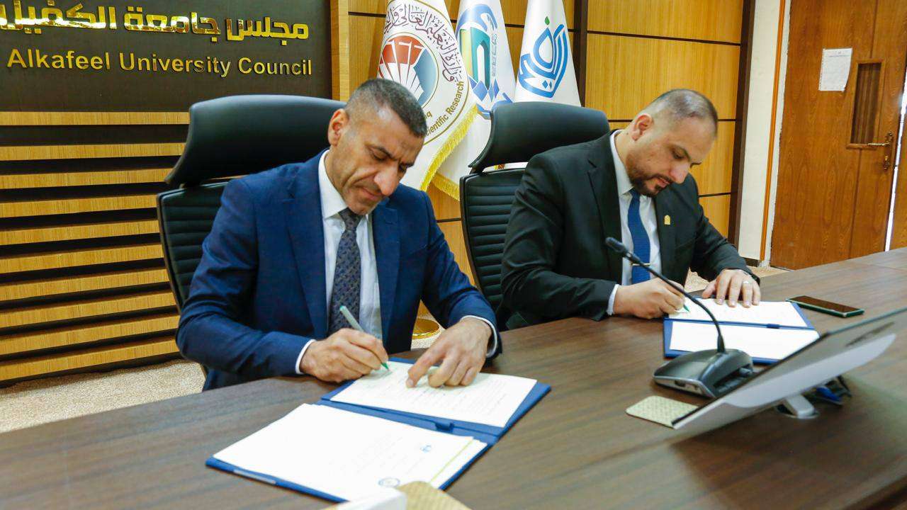 Read more about the article جامعتا كربلاء والكفيل توقعان اتفاقيةَ توأمةٍ في مجال تعزيز التعليم الصيدلاني