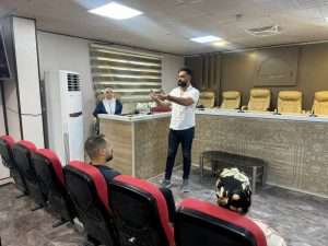 Read more about the article ورشة عمل بجامعة كربلاء عن جهاز التحفيز الكهربائي للعضلات (EMS)