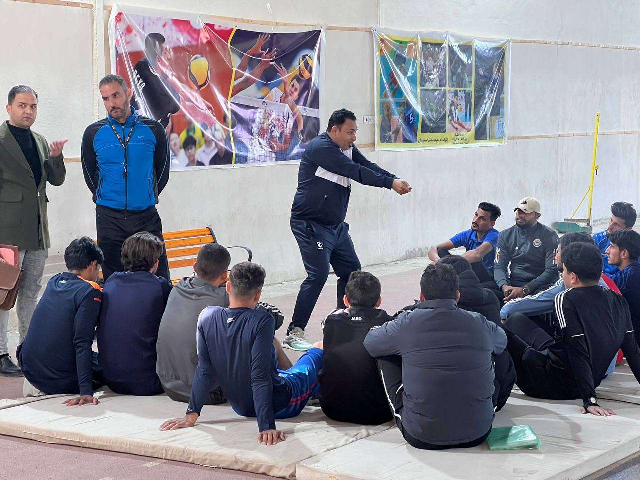 Read more about the article المهارات الاساسية لكرة الطائرة في ورشة عمل بكلية التربية البدنية