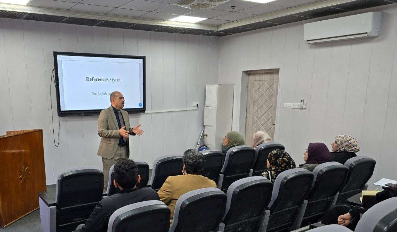 You are currently viewing جامعة كربلاء تنظم دورة تدريبية عن آلية كتابة البحث باللغة الانكليزية