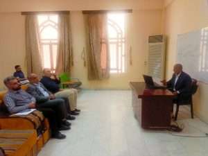 Read more about the article حلقة نقاشية في جامعة كربلاء عن ابرز تفاعلات الكيمياء الفراغية