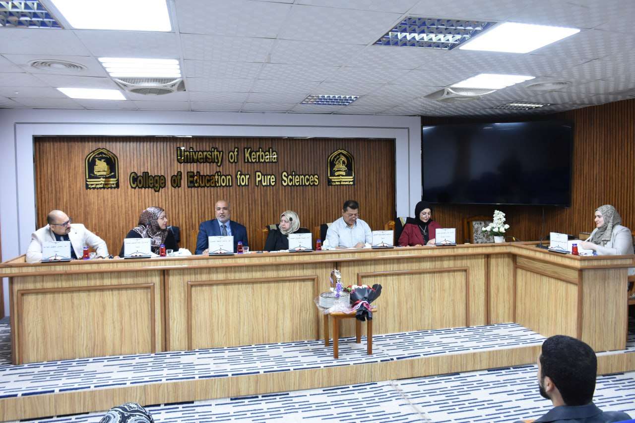 Read more about the article جامعة كربلاء تناقش اطروحة دكتوراه عن تأثير جسيمات الفضة النانوية المصنعة حيويًّا من مستخلصات الطحالب