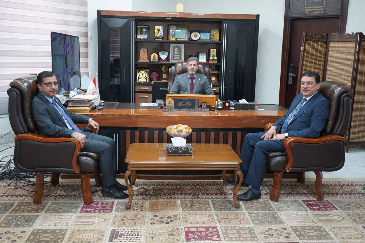 Read more about the article رئيس الجامعة يستقبل مسؤول المركز التدريبي للمجلس العلمي للجراحة العامة