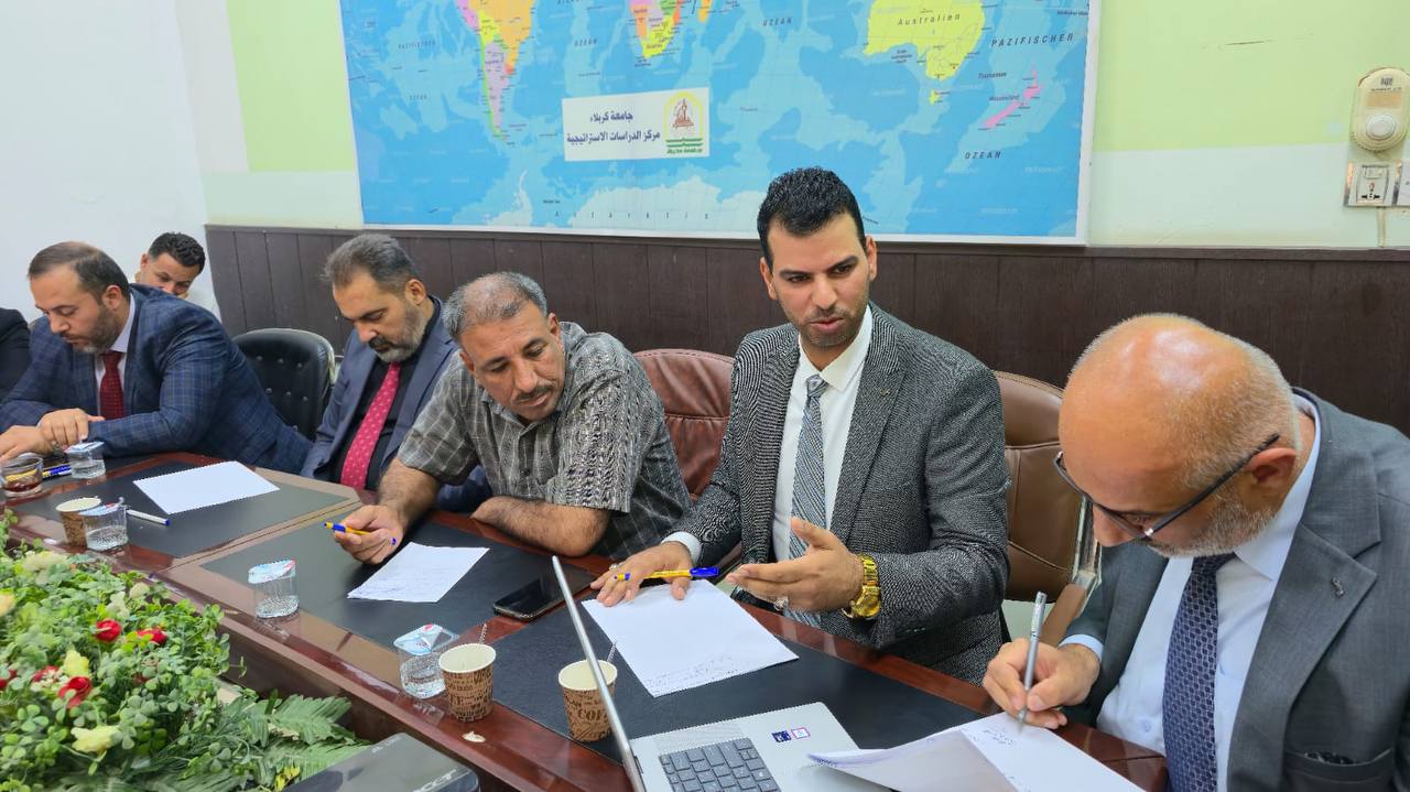 Read more about the article مركز الدراسات الاستراتيجية بجامعة كربلاء يناقش أزمة تلوث المياه في العراق