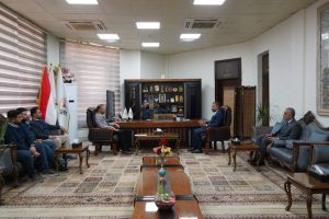 Read more about the article رئيس الجامعة يبحث مع وفد العتبة العباسية إمكانية تشييد مسجد داخل الحرم الجامعي